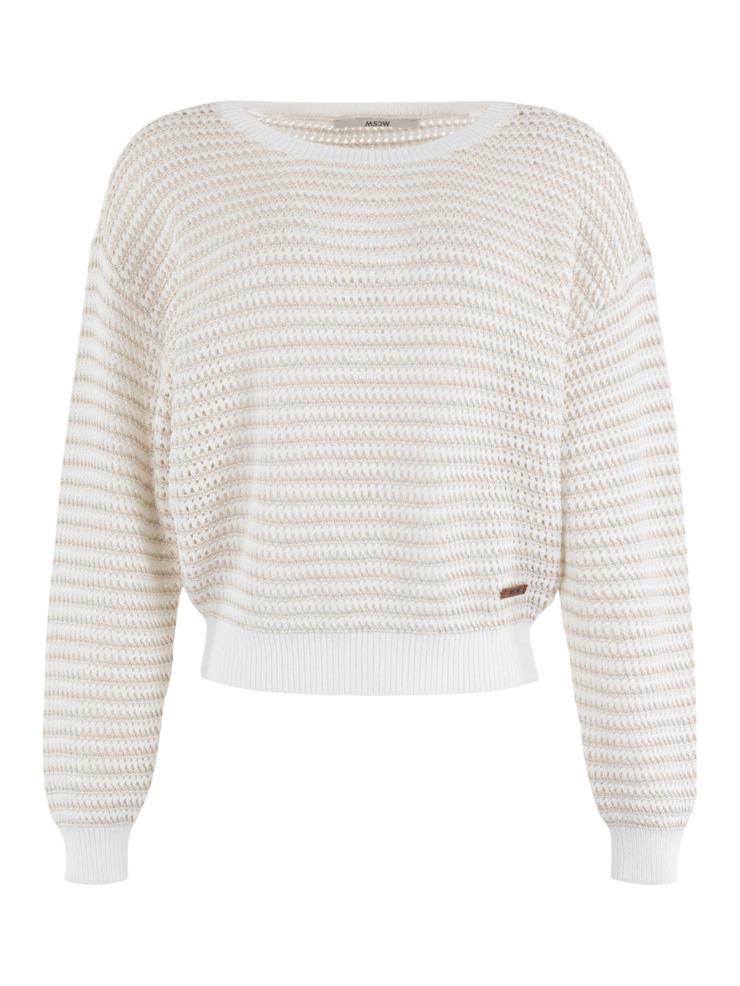 MSCW Pullover 'Rihanna'‌‌‌‌‌‌‌ in Weiß: Vorderseite