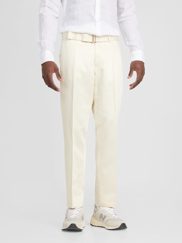 Regular Pantalon à plis 'AVEND' DRYKORN en beige : devant