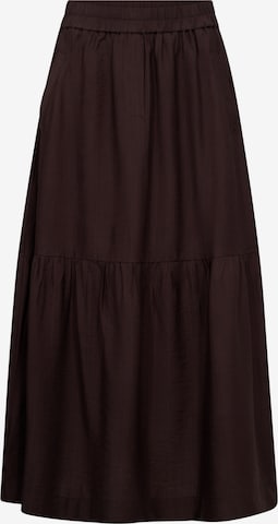 Jupe ' Hera' co'couture en marron : devant