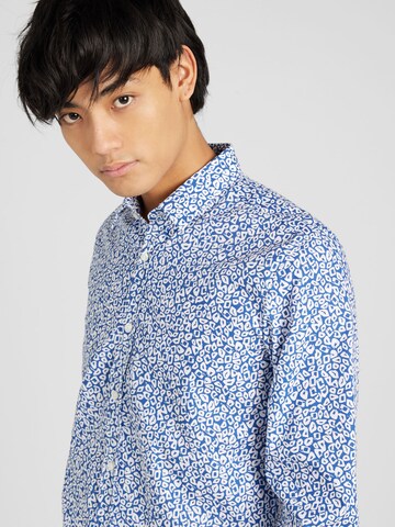 HUGO - Ajuste regular Camisa 'Elisha02' en azul