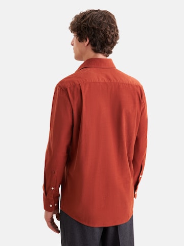 SEIDENSTICKER Regular fit Button Up Shirt in Orange