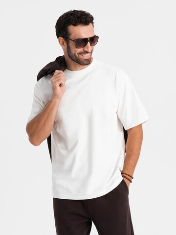 Ombre Shirt in White: front