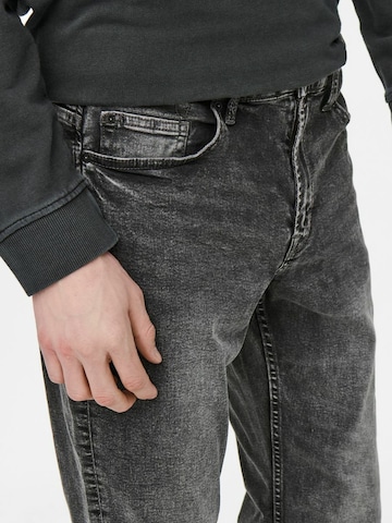 Only & Sons Regular Jeans in Grau