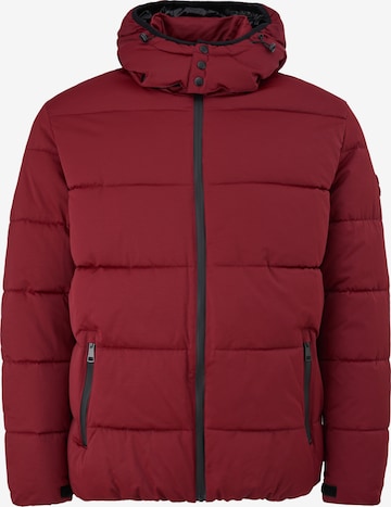 s.Oliver Men Big Sizes Winter Jacket in Red: front