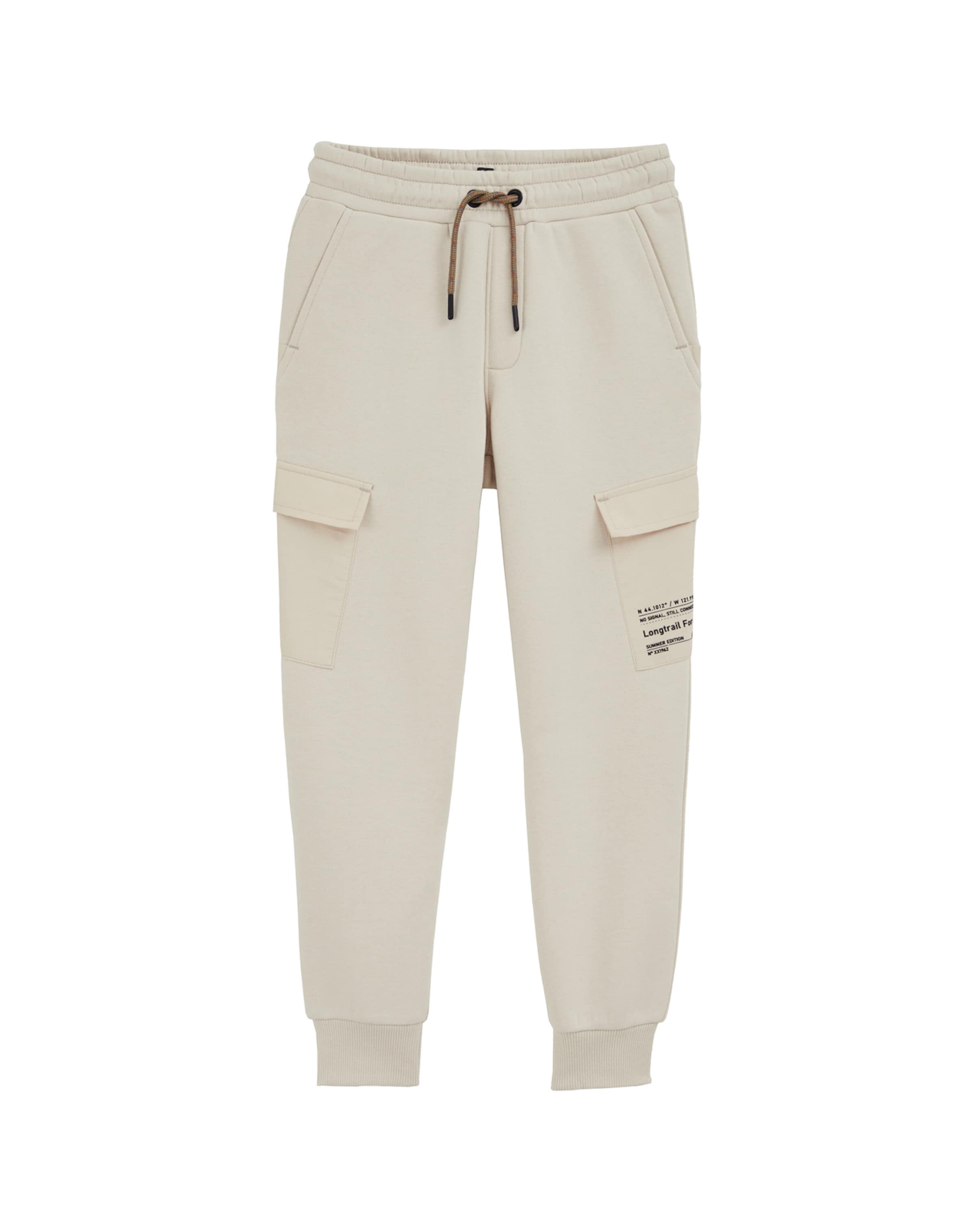 WE Fashion - Tapered Pantalón en beige: frente