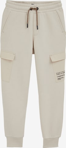 smėlio WE Fashion Siaurėjantis Kelnės: priekis