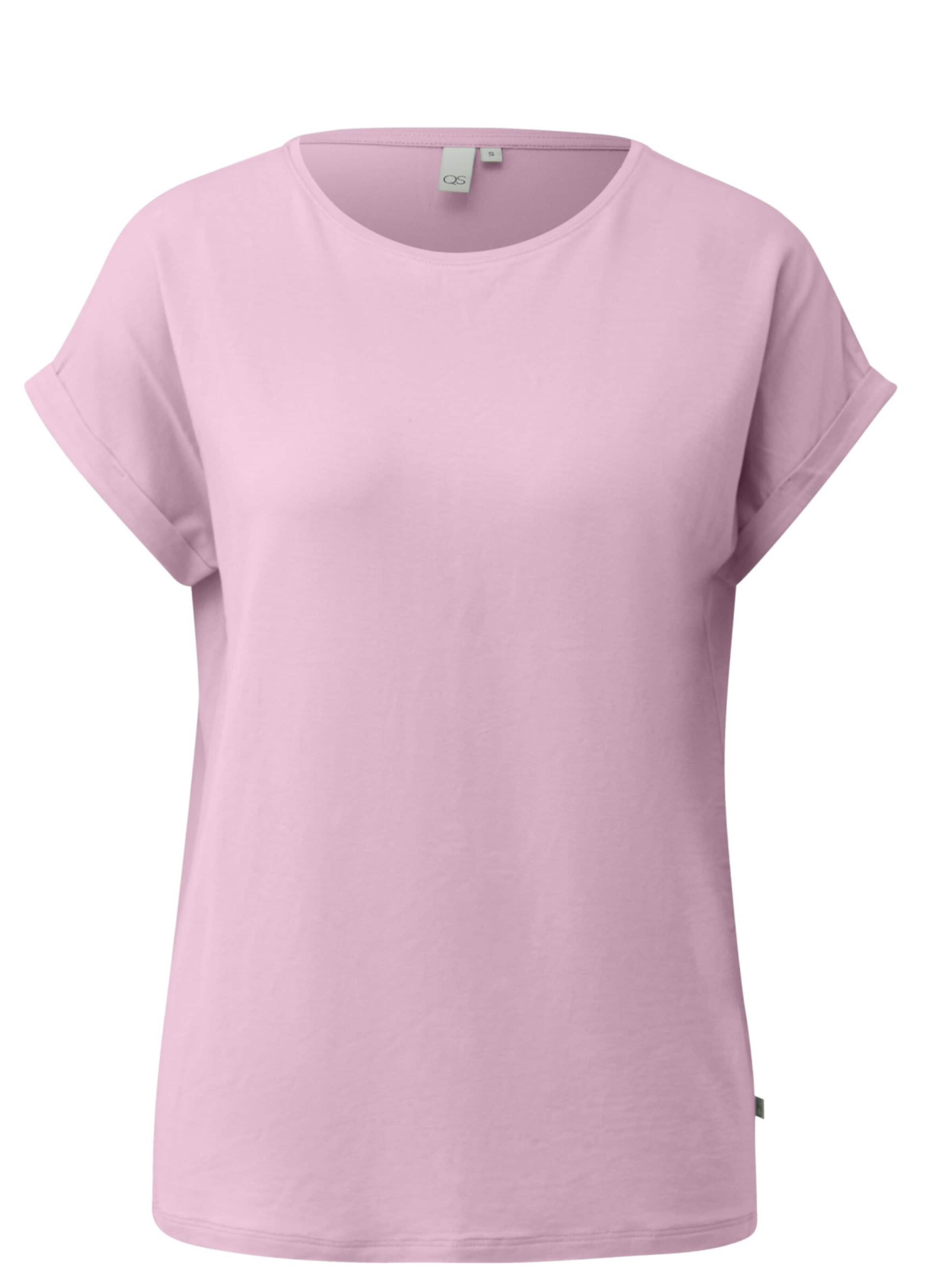 QS T-shirt 'Q/S designed by - Dames t-shirt' en L en rose, Vue avec produit