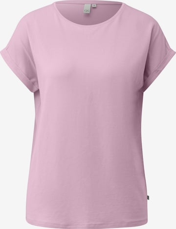 T-shirt 'Q/S designed by - Dames t-shirt' QS en rose : devant