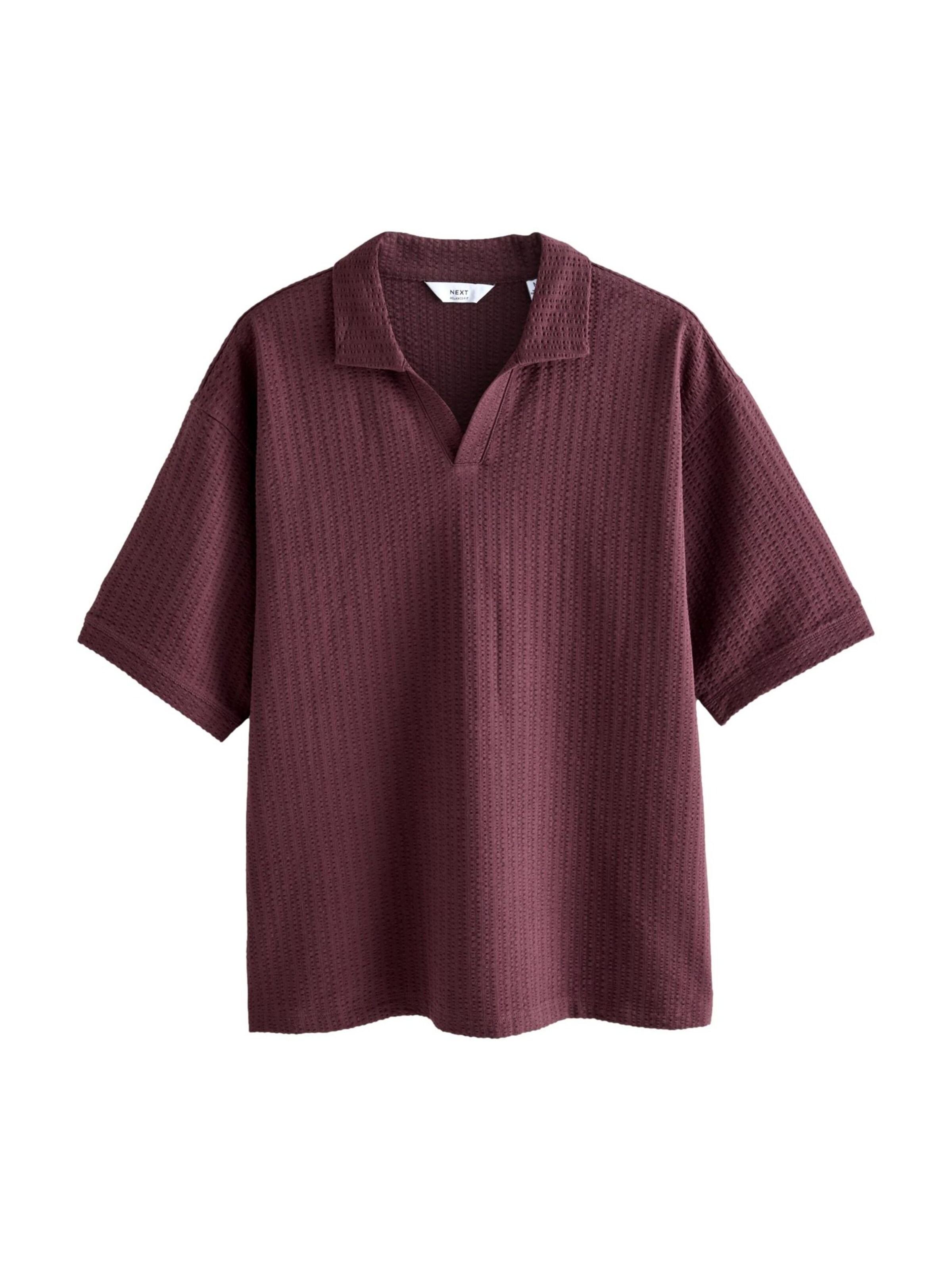 Next T-Shirt en S en bourgogne, Vue avec produit