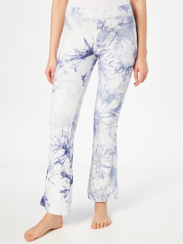 MAGIC Bodyfashion Flared Trousers in Blue: front