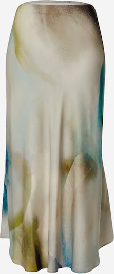 Sijonas iš Emily Van Den Bergh, spalva – azuro spalva / ruda / pilka / alyvuogių spalva, Prekių apžvalga