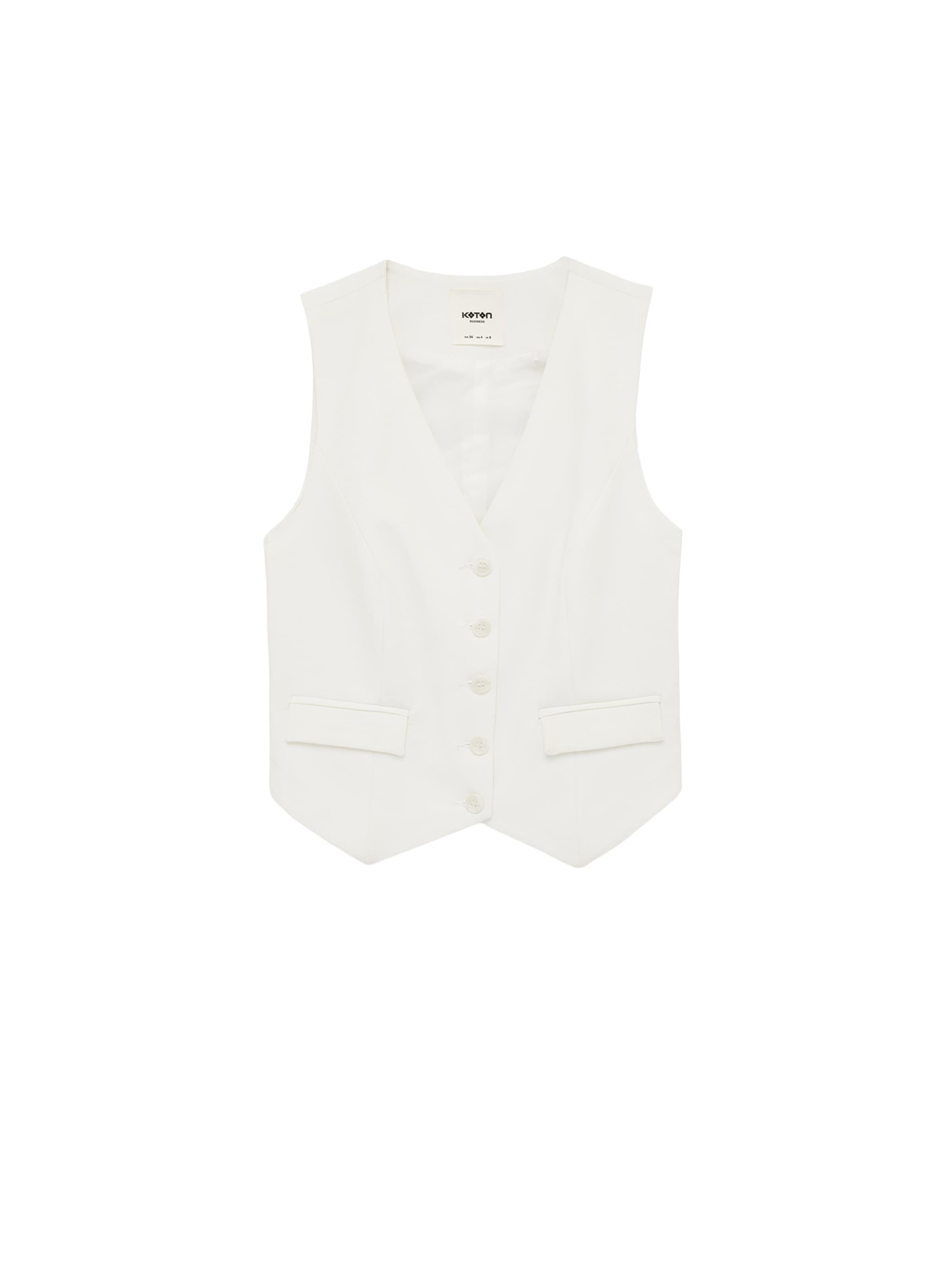 Koton Suit Vest in 32 in Off white, Item view