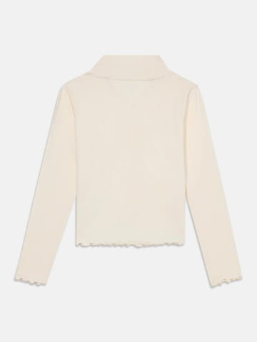 TOMMY HILFIGER Shirt 'MOCK LS' in Beige