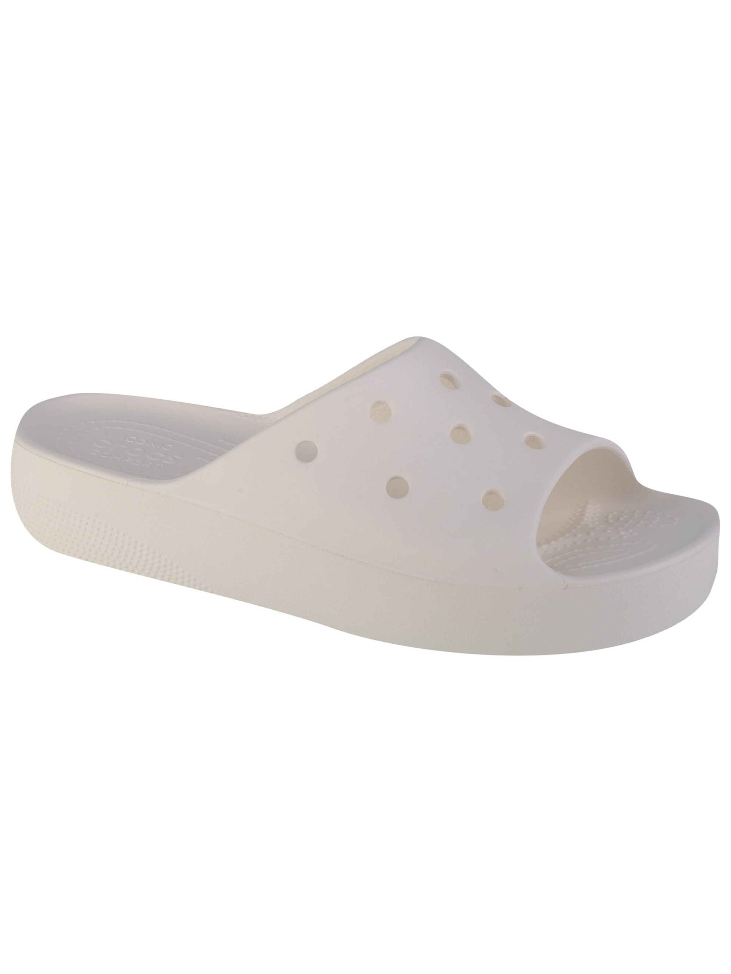 Crocs Strand-/badschoen in Wit: voorkant
