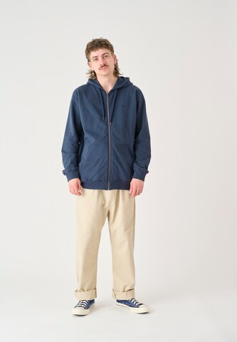 Cleptomanicx Sweat jacket 'Ligull' in Blue
