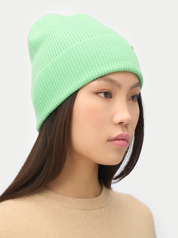 GOBI Cashmere Mössa 'Unisex Cashmere Rib Knit Beanie' i grön