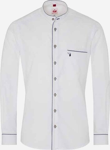 SPIETH & WENSKY Traditional Button Up Shirt 'Westminster' in White: front