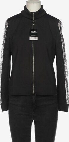 ESCADA Sweatshirt & Zip-Up Hoodie in S in Black: front