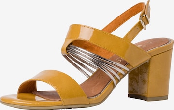 MARCO TOZZI by GUIDO MARIA KRETSCHMER Sandals in Yellow: front
