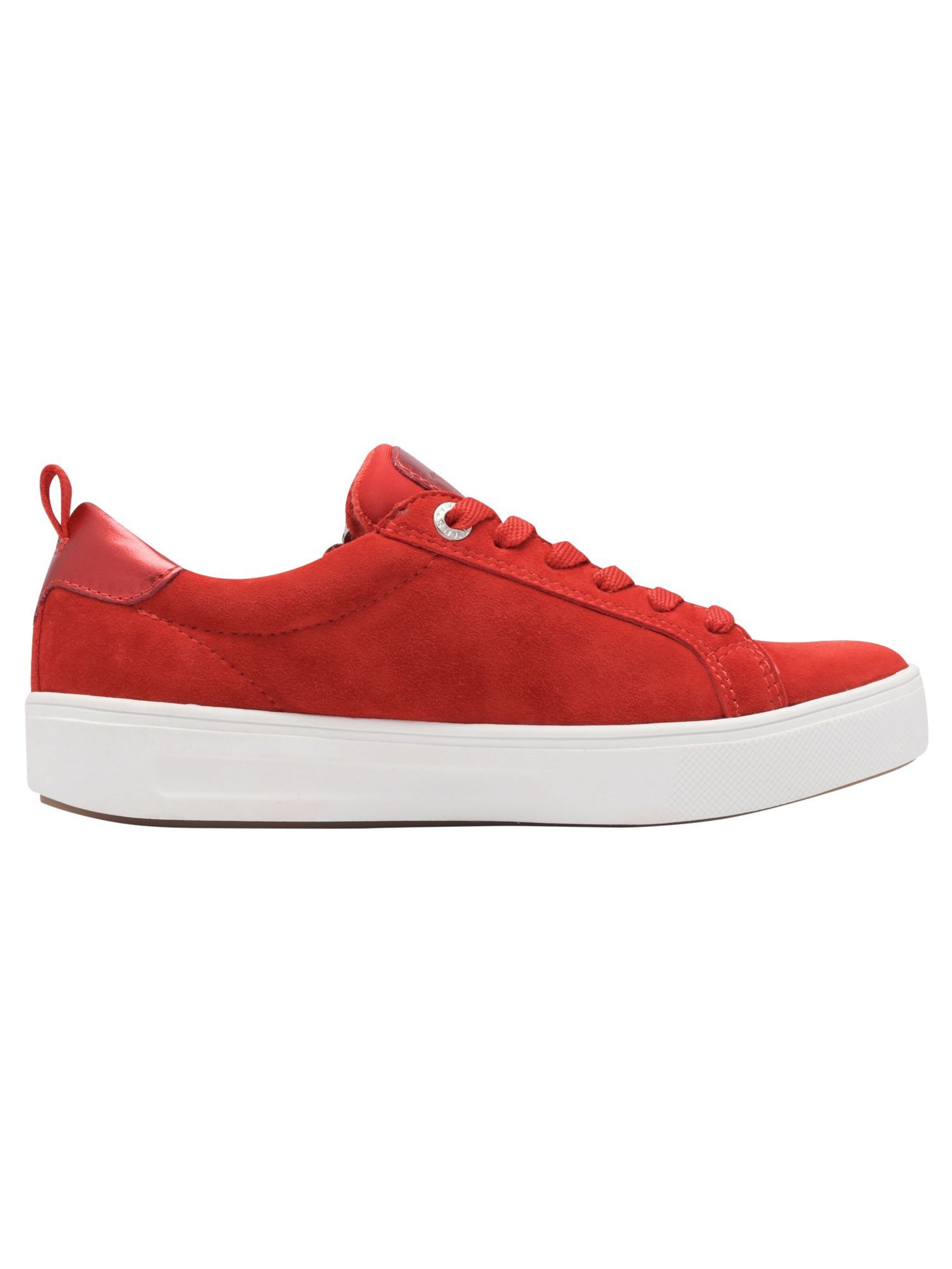 Baskets basses Tamaris en rouge