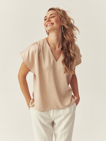 TATUUM Damen Gewebebluse NARIE in Beige: Vorderseite