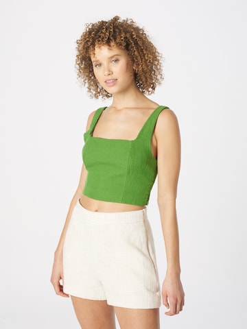 Abercrombie & Fitch - Blusa en verde: frente