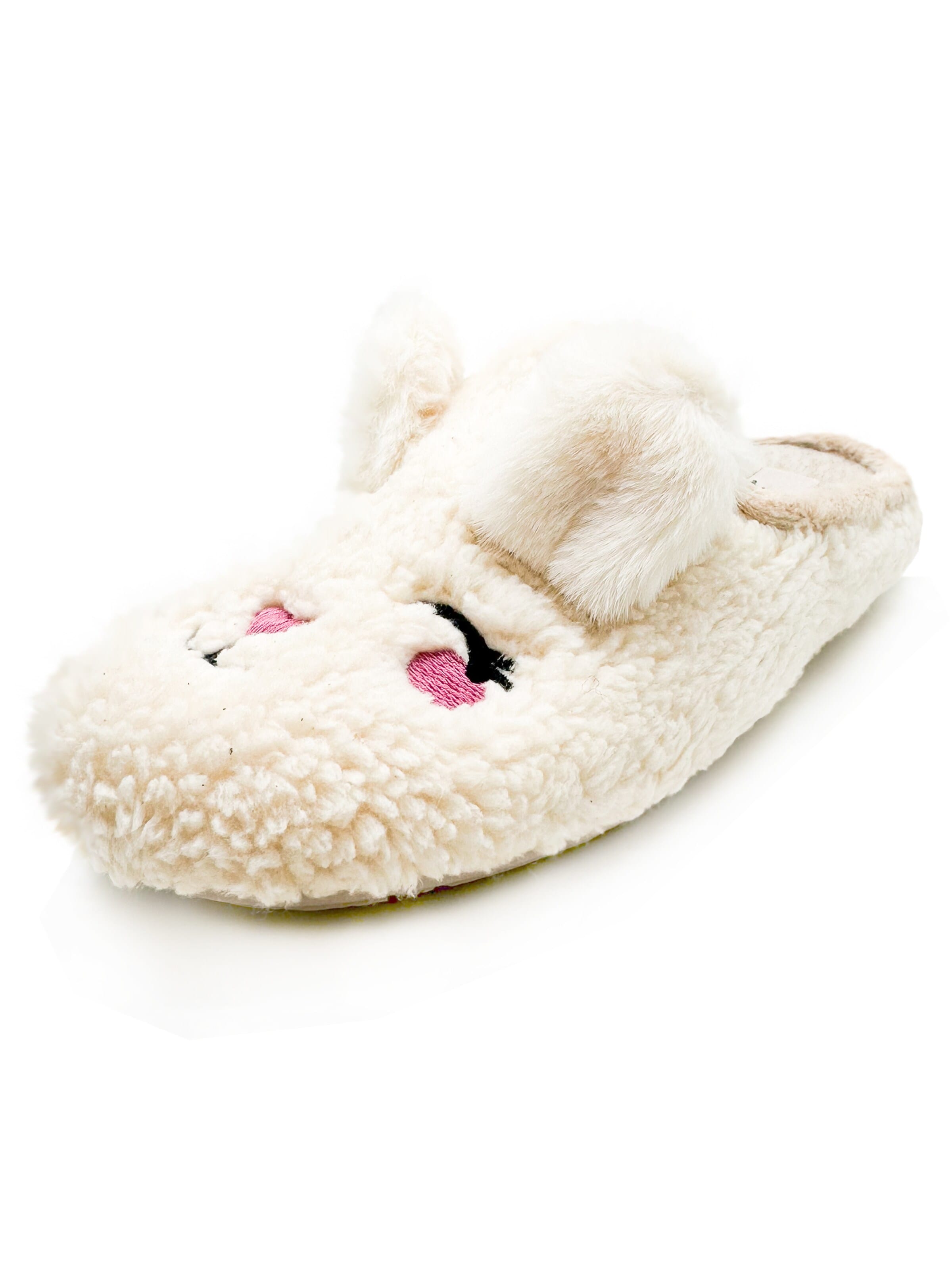 thies Slippers 'thies 1856 ® Organic Rabbit Slipper' in White: front