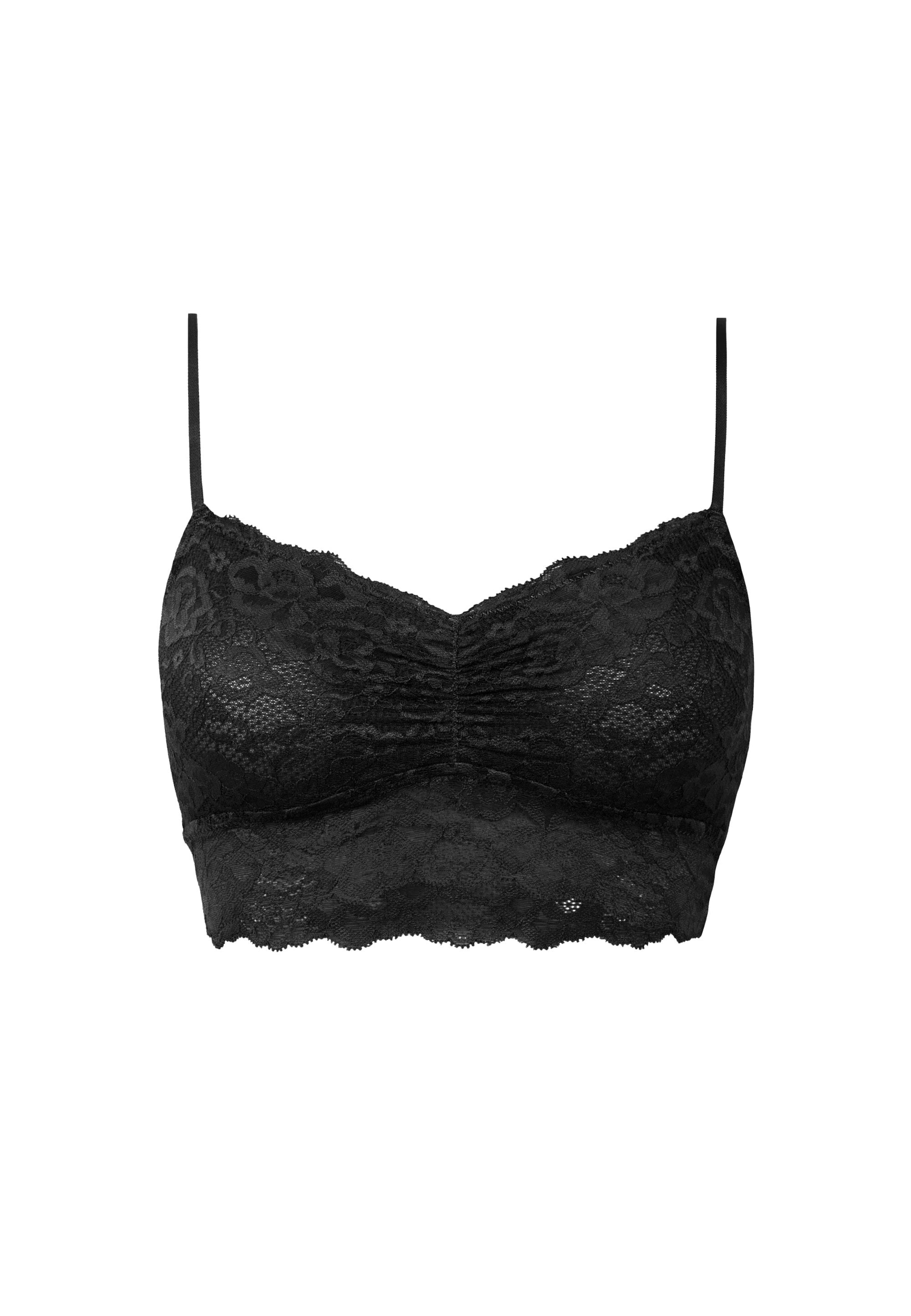 SNOCKS Бюстие Сутиен в черно: отпред