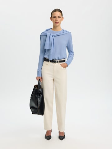 SELECTED Свитер 'SLFTHEA' в Синий