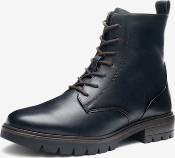 ARA Lace-Up Ankle Boots in Black: front