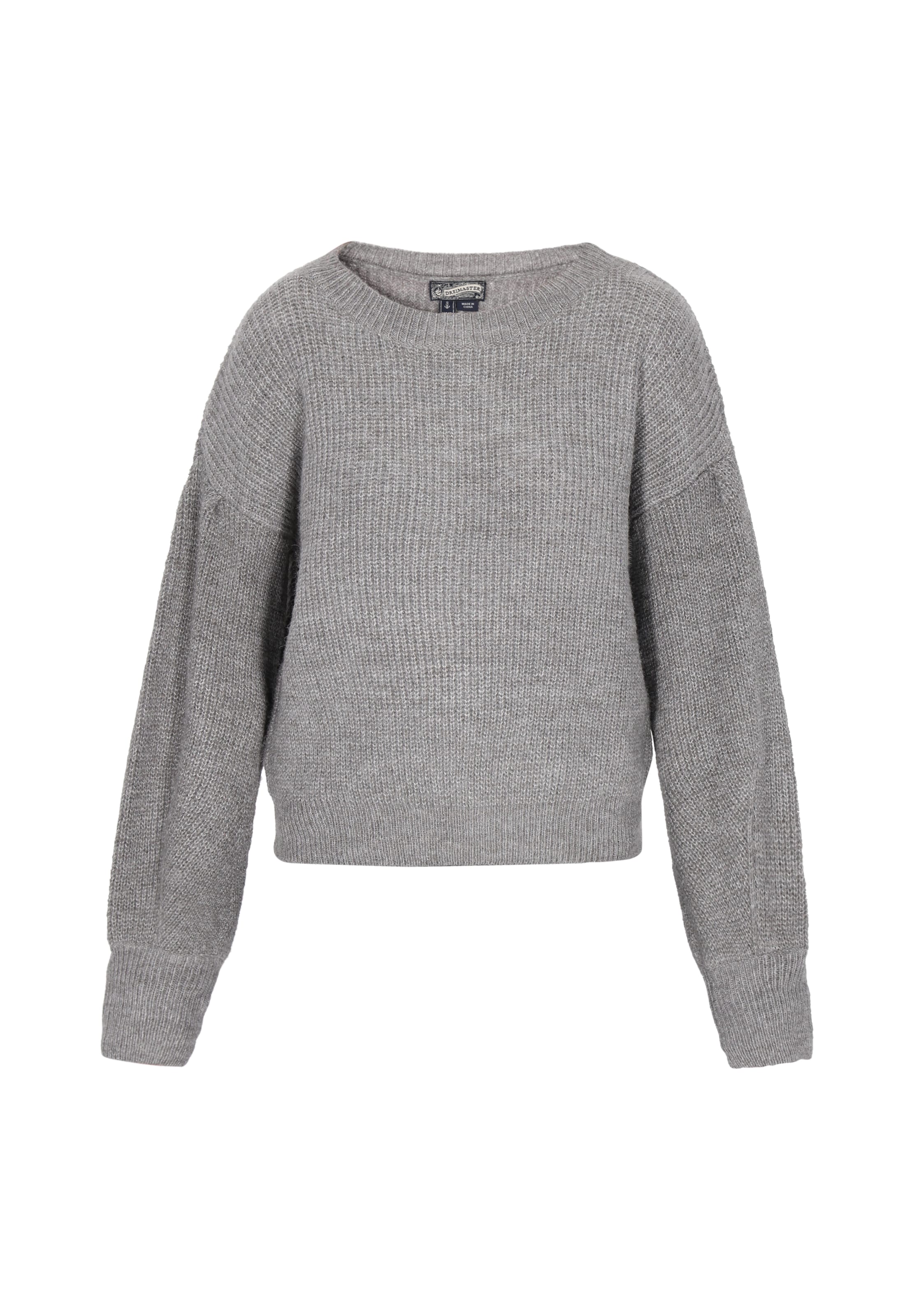 DreiMaster Vintage Pullover in Grau: Vorderseite