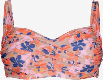 Swim by Zizzi Bralette Bikini Top 'STELLA' in Mixed colors: front