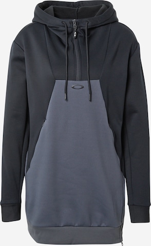 OAKLEY Sportief sweatshirt 'SNOWDROP' in Grijs: voorkant