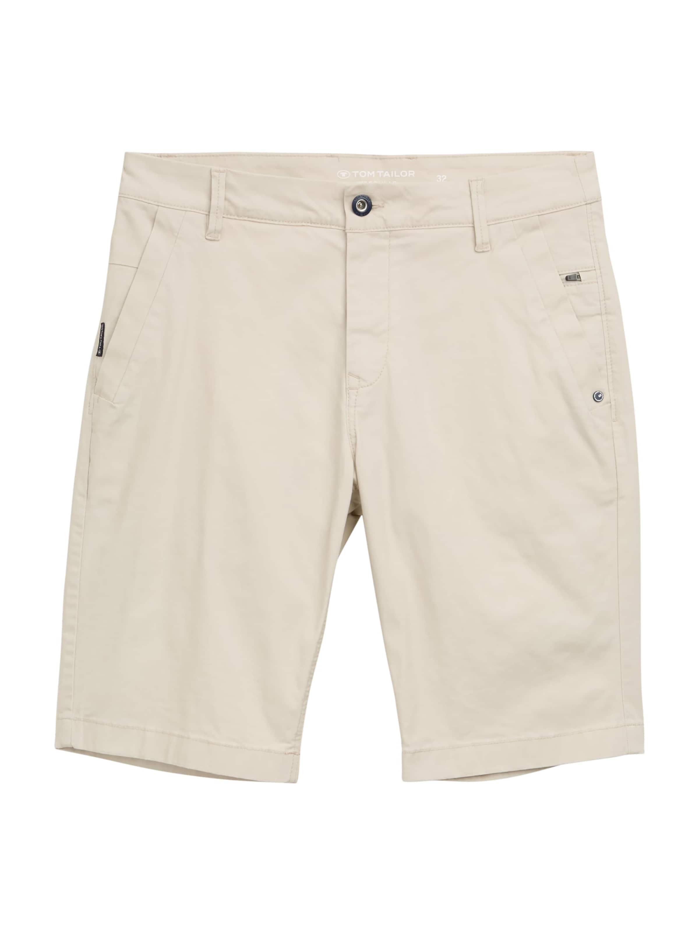 TOM TAILOR Regularen Chino hlače | bež barva: sprednja stran