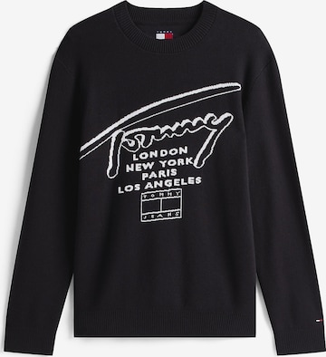 Tommy Jeans Sweter w kolorze czarny: przód