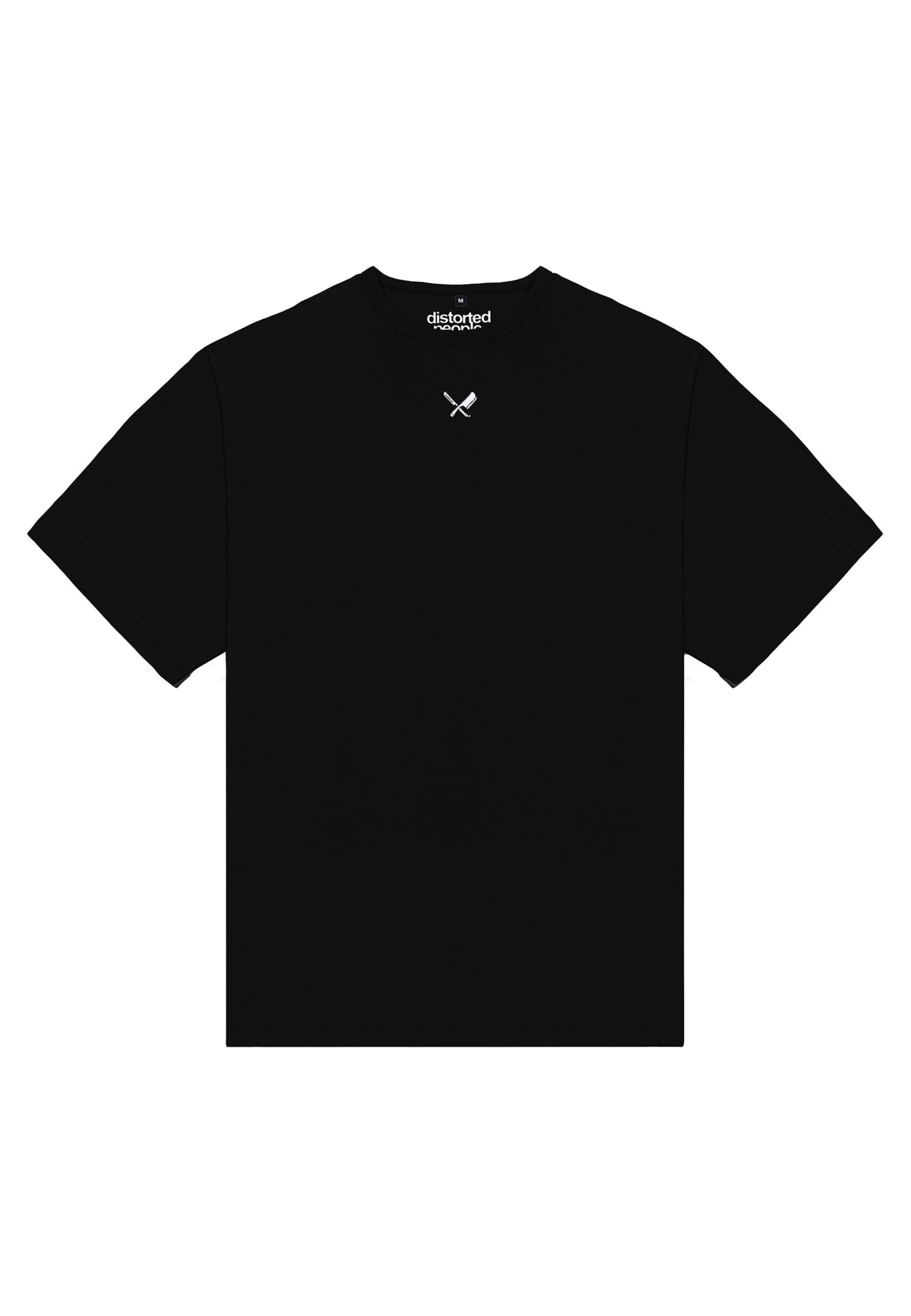 Distorted People Póló - fekete: elől
