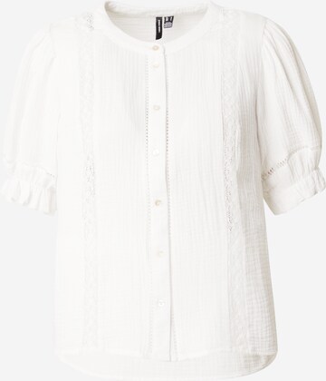 VERO MODA Blouse 'Natali' in Wit: voorkant