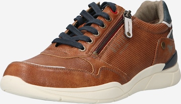 MUSTANG Sneakers low i brun: forside