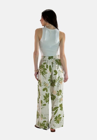 Wide Leg Pantalon Elara en vert