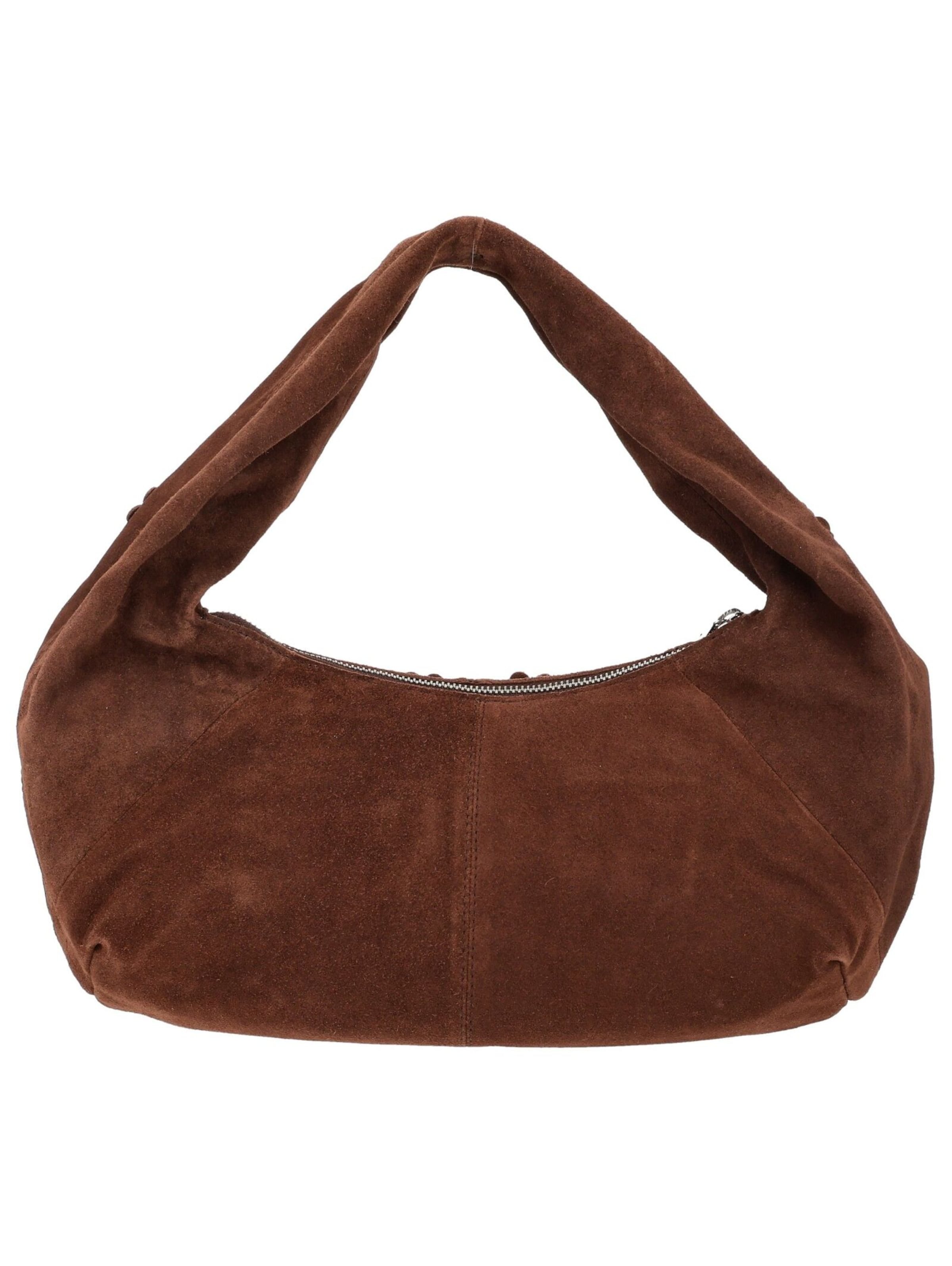 Sac bandoulière NÚNOO en marron : derrière