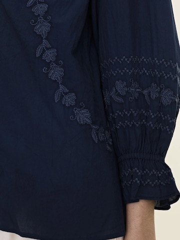 Odd Molly Bluse 'Garden' i blå