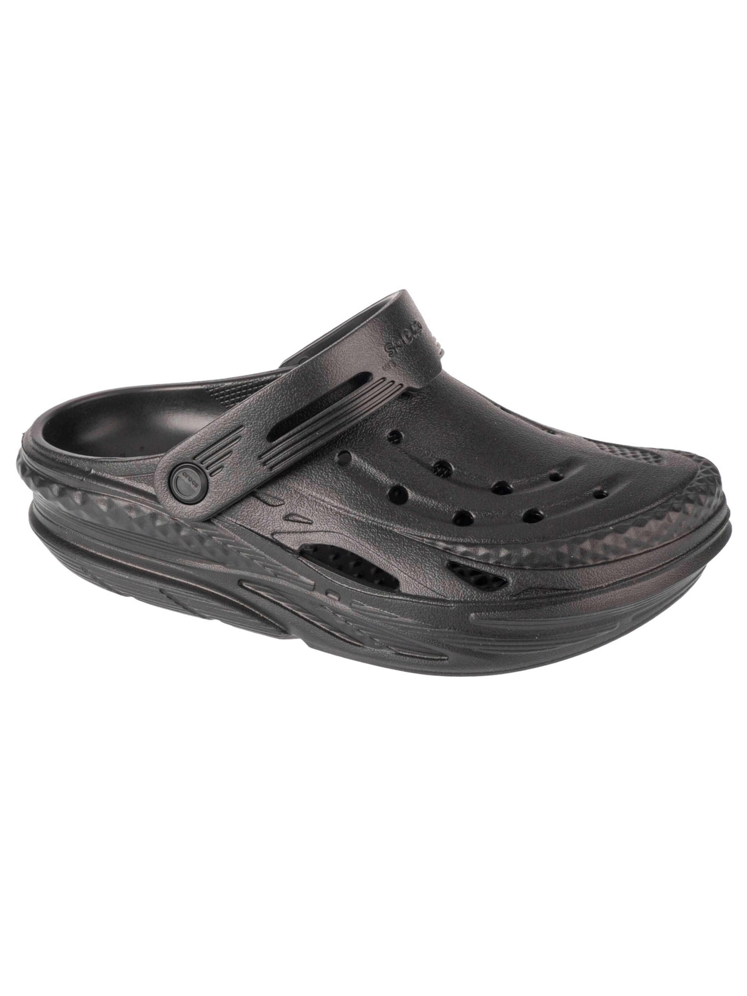 Crocs Muiltjes in Zwart: voorkant