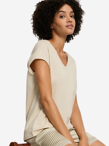 Hanro Shirt ' Natural Shirt ' in Beige