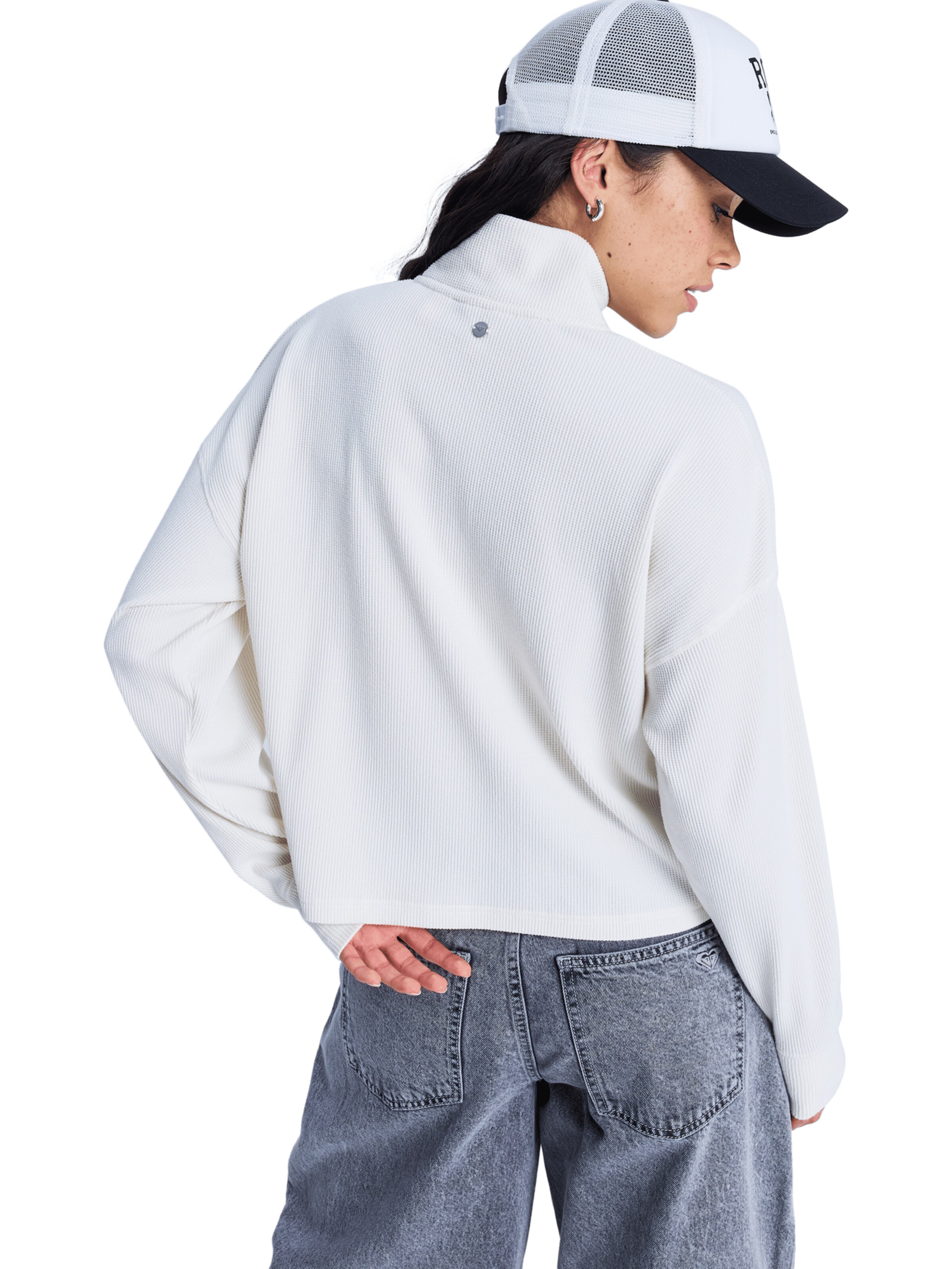 ROXY Sweatshirt 'Carefree Cool' in White