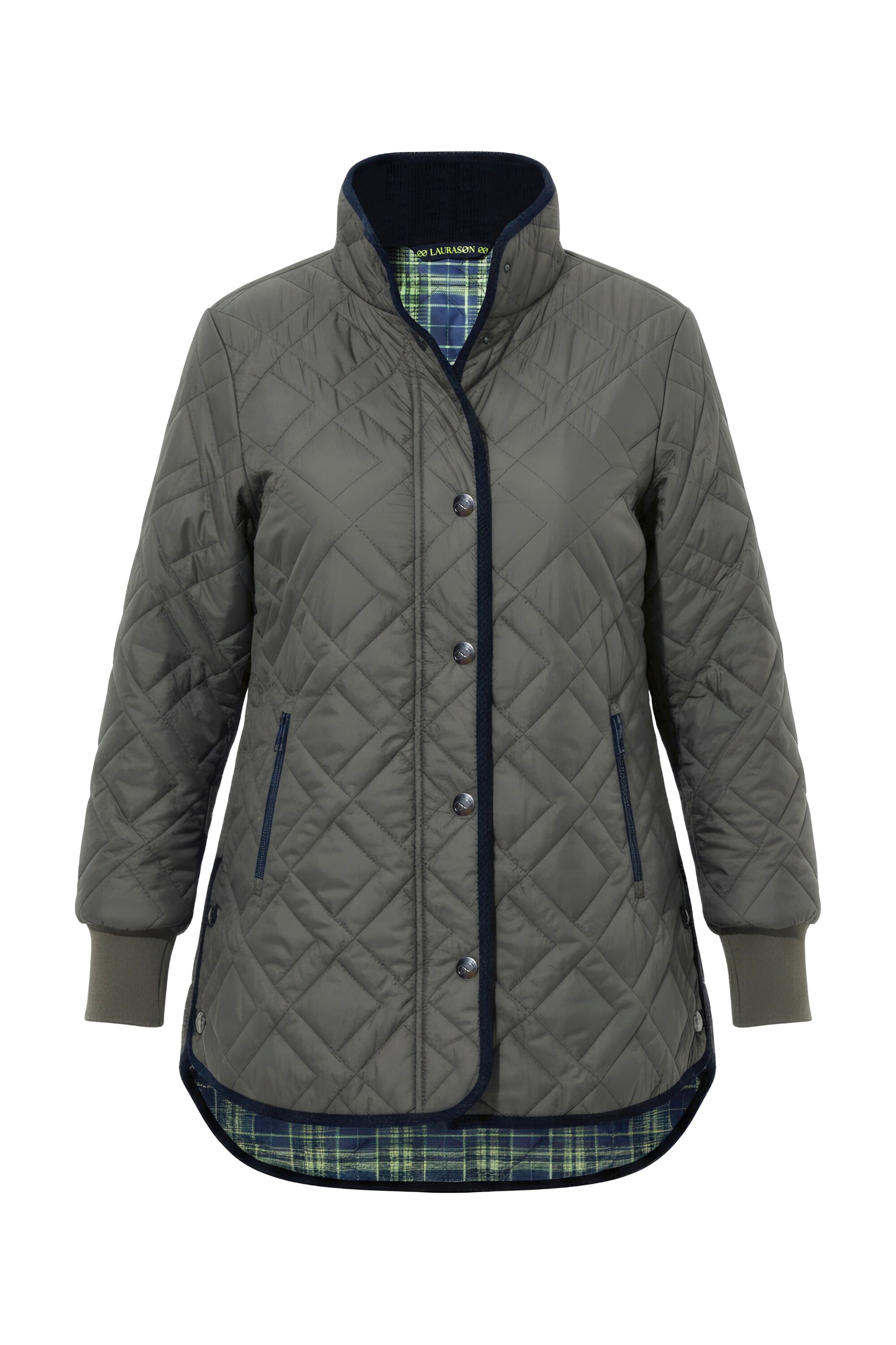 LAURASØN Tussenjas in Groen: voorkant