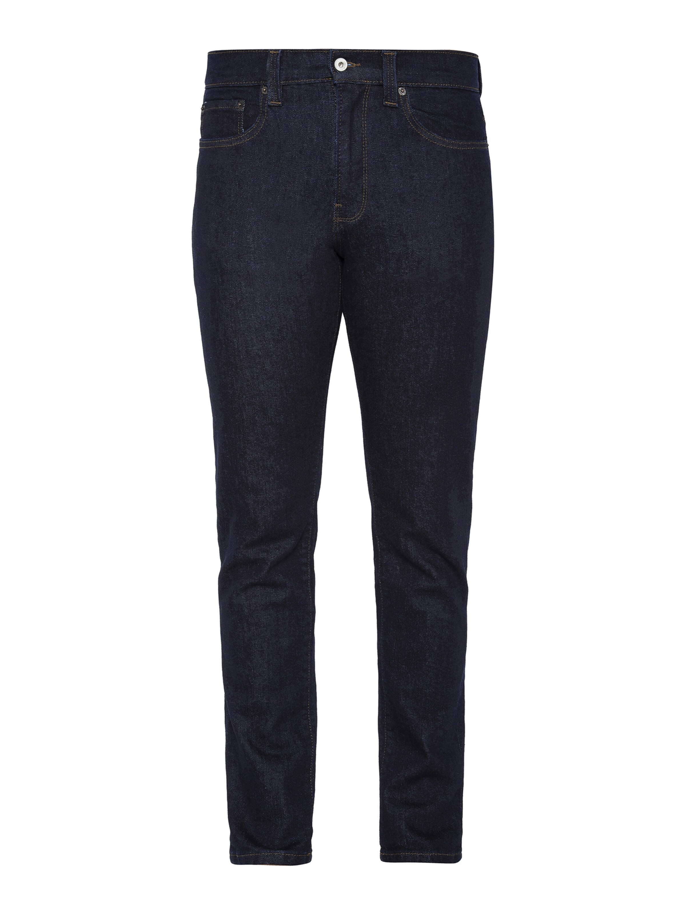 Coupe slim Jean Schott NYC en bleu : devant