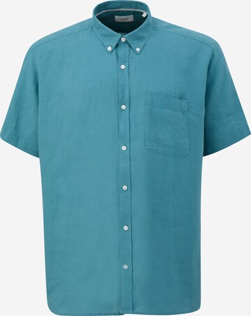 s.Oliver Men Big Sizes Regular Fit Hemd in Blau: predná strana