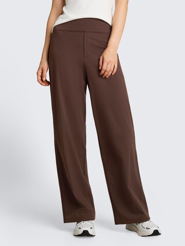 TOM TAILOR DENIM Wide Leg Hose in Braun: Vorderseite