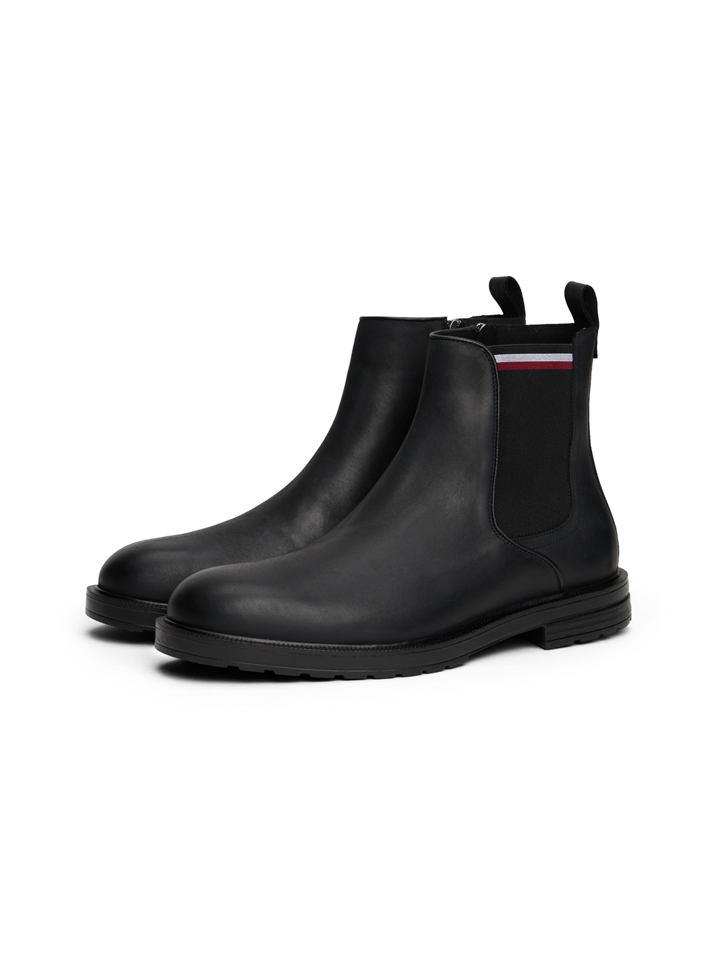 TOMMY HILFIGER Chelsea Boots in Schwarz
