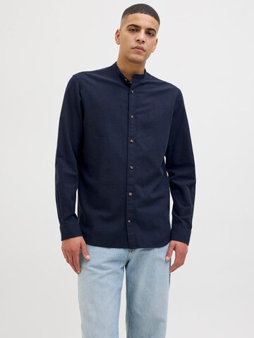 JACK & JONES Slim fit Πουκάμισο 'JJESUMMER' σε μπλε: μπροστά